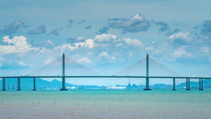 【正版素材】惠州海湾大桥近景