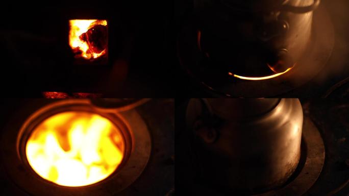 炉子烧水老式水壶炉圈炉钩