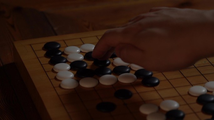 升格拍摄下围棋