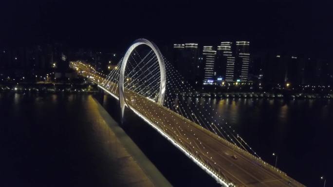 柳州市白沙大桥唯美夜景