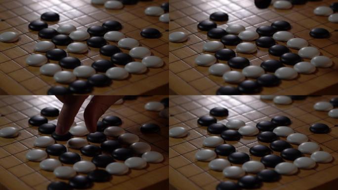 升格拍摄下围棋