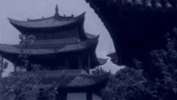 30年代天坛颐和园寺庙古建筑和尚烧香念经