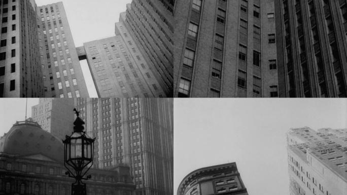 美国纽约街道工业文明繁华高楼大厦