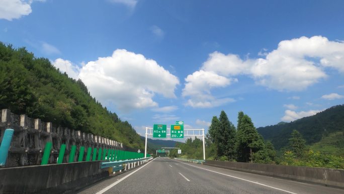 贵州高速公路行车记录4K视频素材