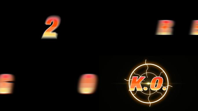 4K拳皇PK准备开始readygo模板