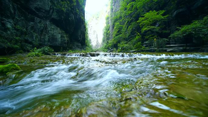 山西长治壶关八泉峡山水延时4K