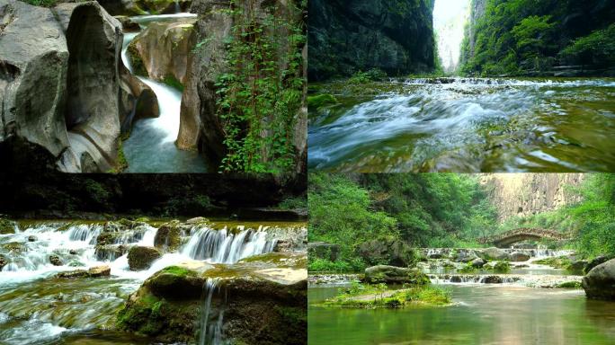 山西长治壶关八泉峡山水延时4K