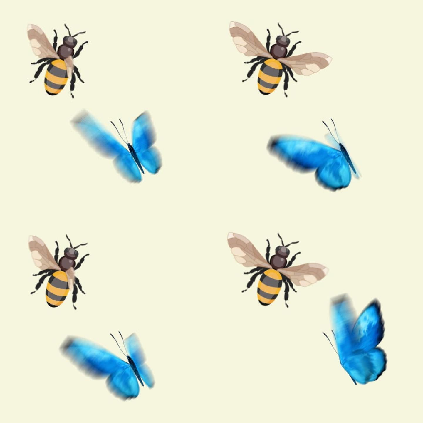 蜜蜂蝴蝶【带通道】