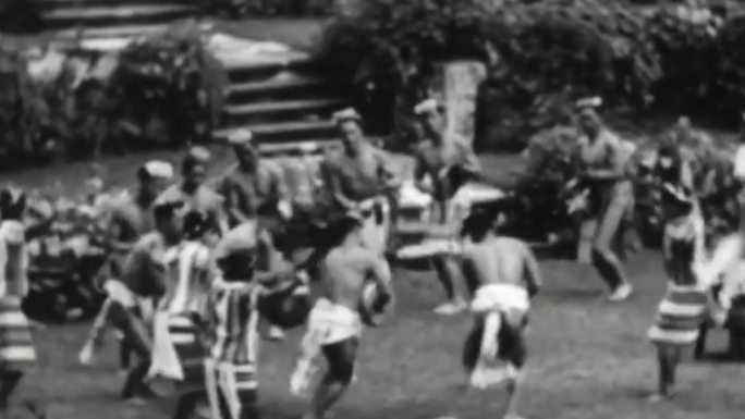 30年代菲律宾原始部落土著传统舞蹈文化
