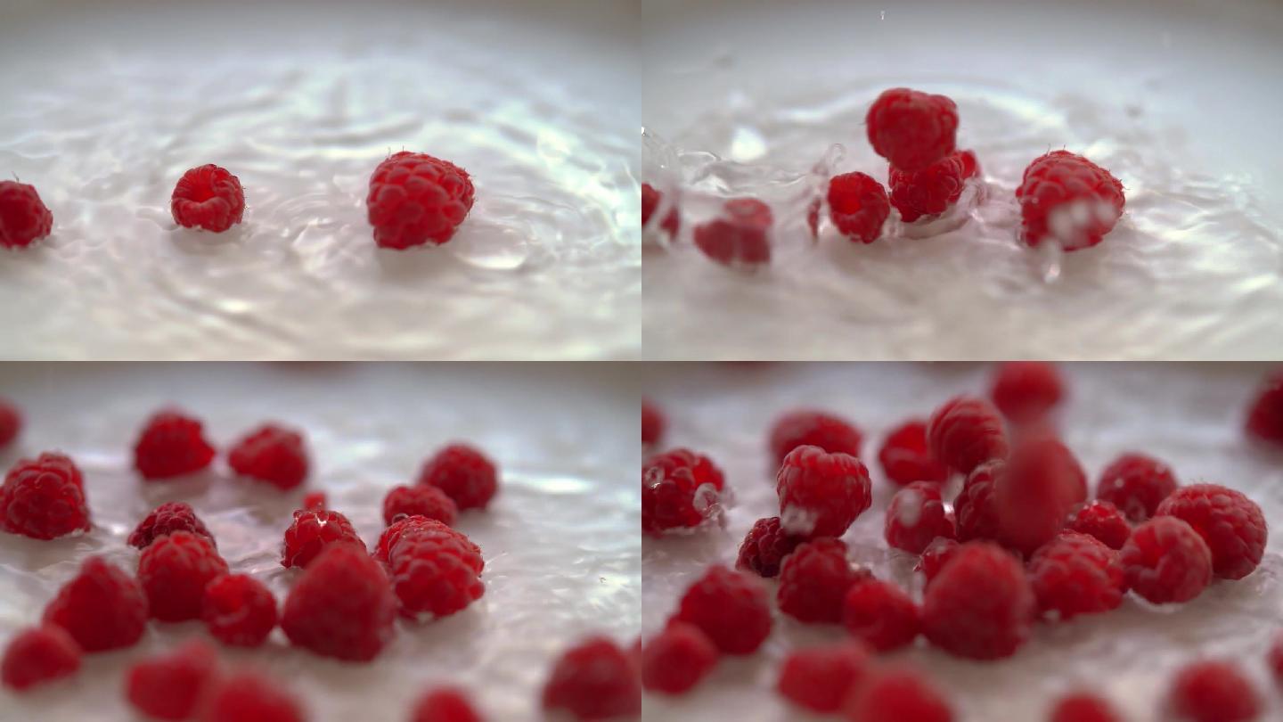 树莓桑葚新鲜水果红色浆果