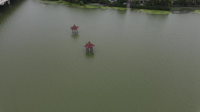 无锡蠡湖大桥4K航拍原视频
