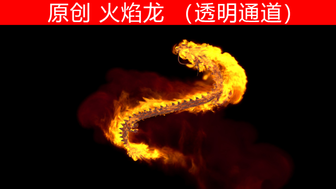 舞龙，火龙（带通道）