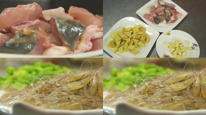 炒菜河虾炖鱼酸菜鱼炸鱼鱼肉
