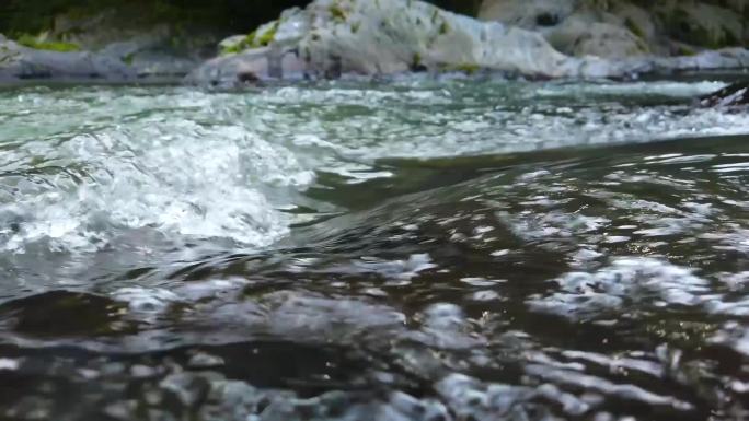 溪水山涧溪水瀑布流水清