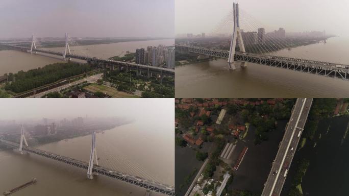 物流、车队、天兴洲大桥、武汉