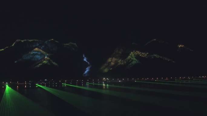 温州航拍夜景