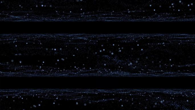 5764 暗蓝粒子流动光斑波浪