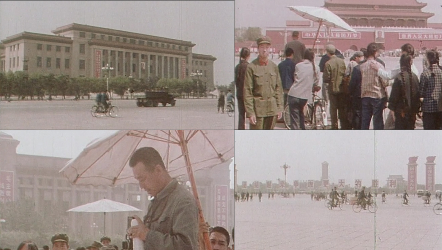 七十年代天安门广场拍照