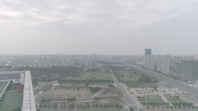 09-苏州高新区科技城傍晚城市大景-2K