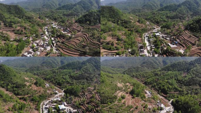 河南焦作云台山一斗水古村山村