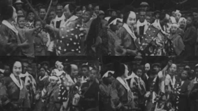 20年代日本军国武士道精神剑道浪人训练