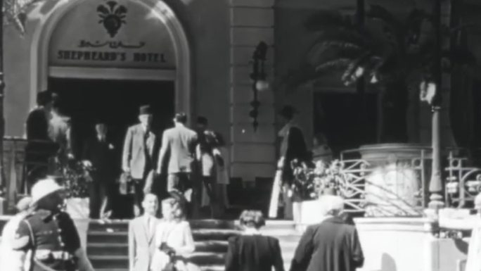 40年代开罗埃及高档酒店上流社会贫富差