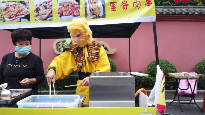 湖北襄阳唐城长安夜市