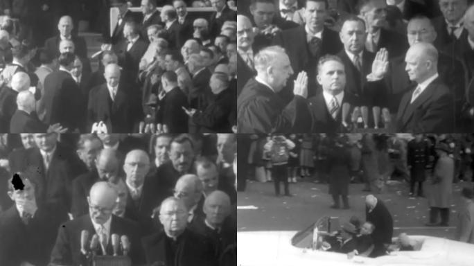 1953年美国艾森豪威尔总统就职典礼欢庆