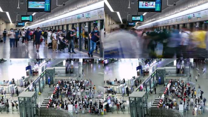 上海虹桥地铁站延时