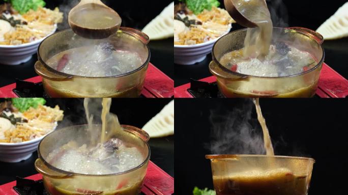 透明锅螺蛳粉汤底熬汤煲汤