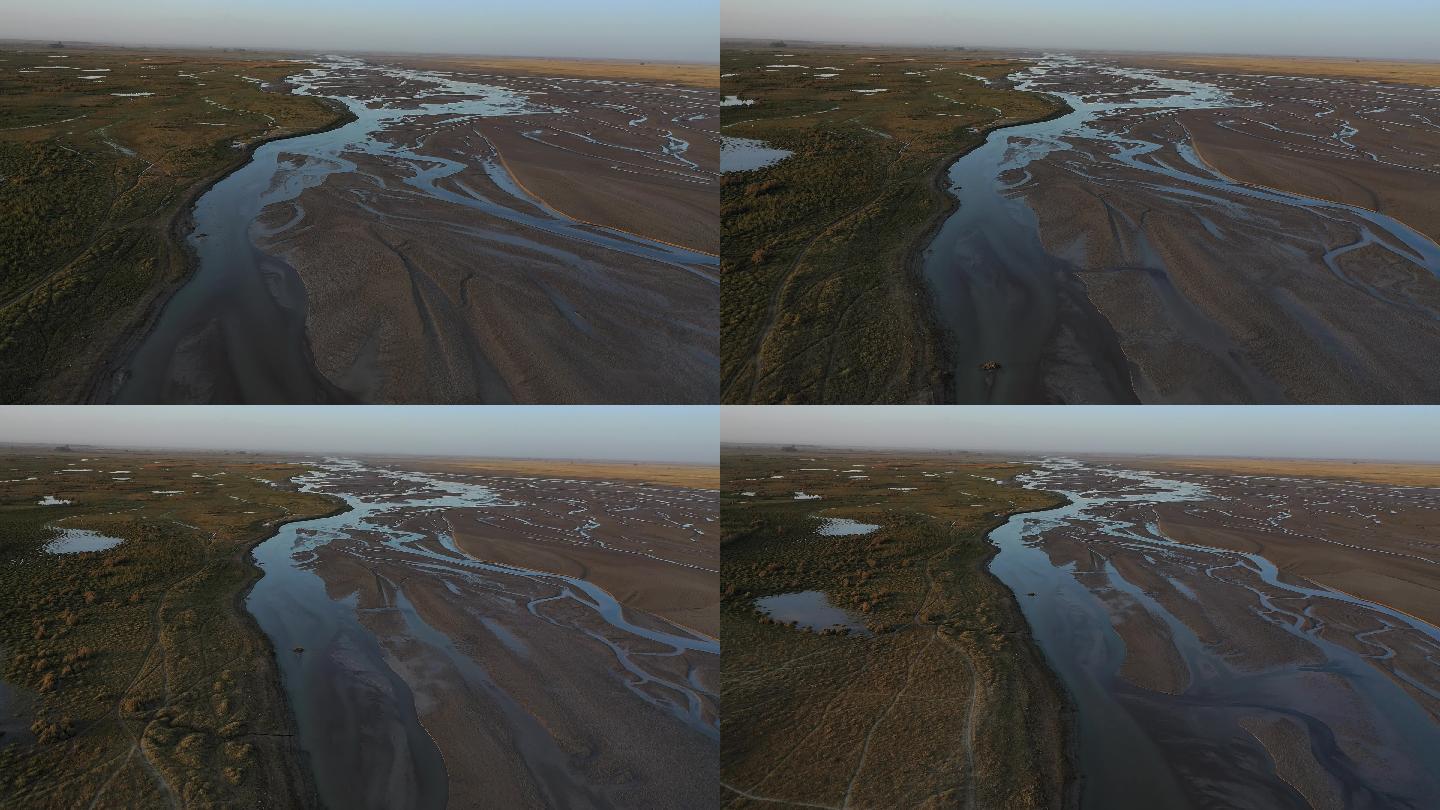 南疆地区河床的高清素材
