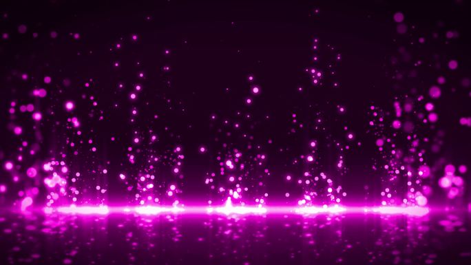 2K唯美梦幻紫色流动粒子