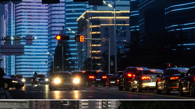 城市夜景交通空镜（合集）