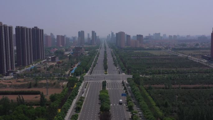 4K-原素材-忻州西站站前路