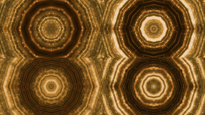 4k金色vj变换背景