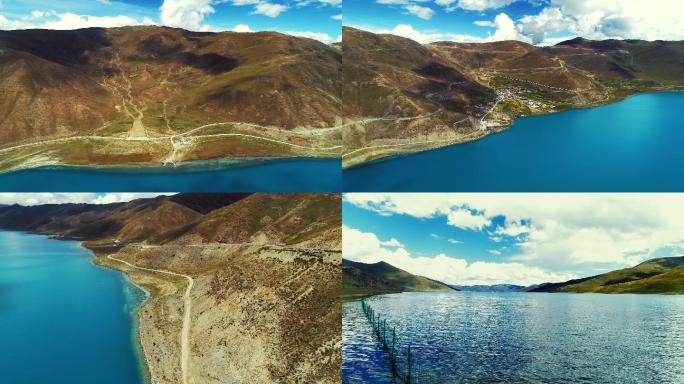 西藏著名景点羊湖
