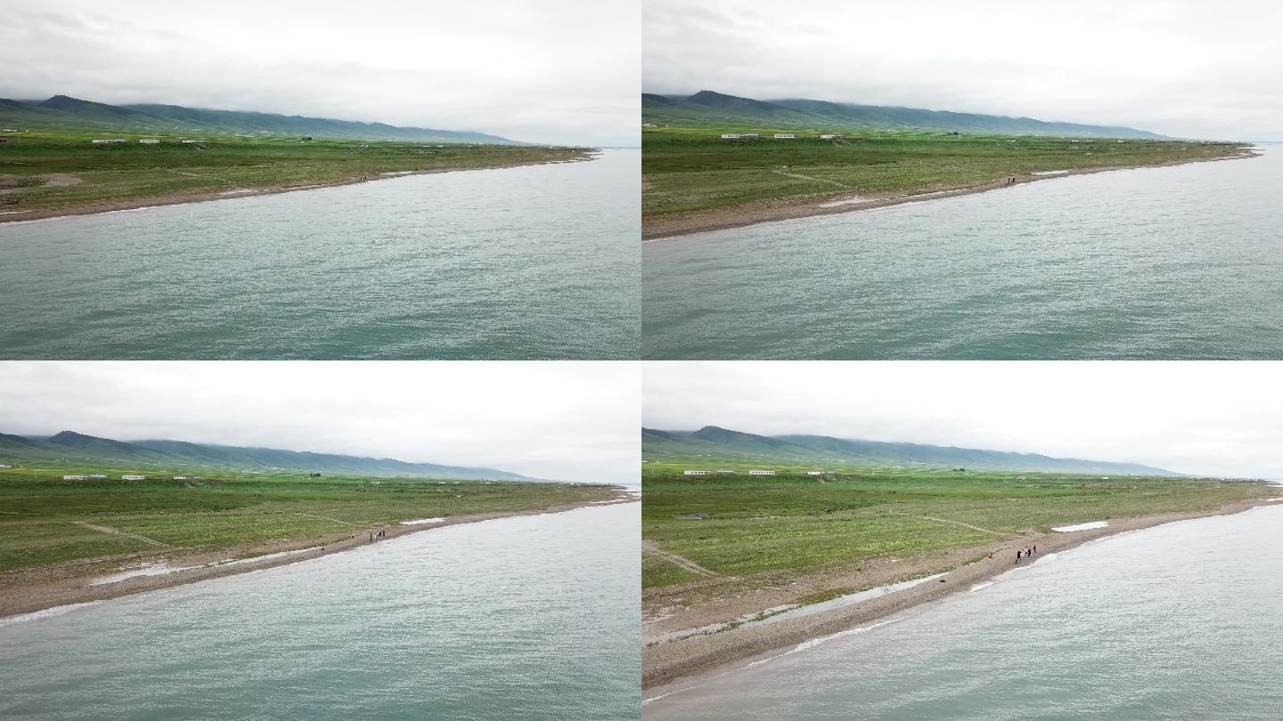2.7k青海湖自然风光航拍素材