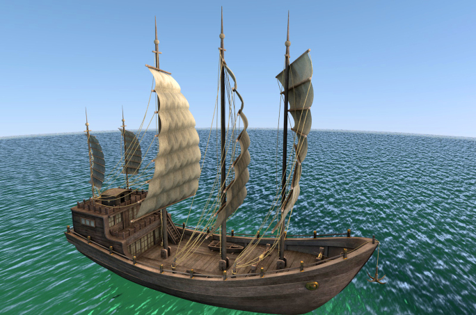 古船模型-高模