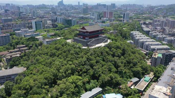 镇海楼屏山公园福建福州都市城市