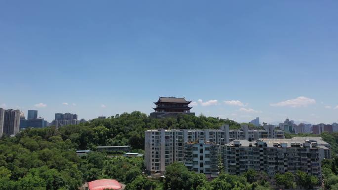 镇海楼屏山公园福建福州都市城市