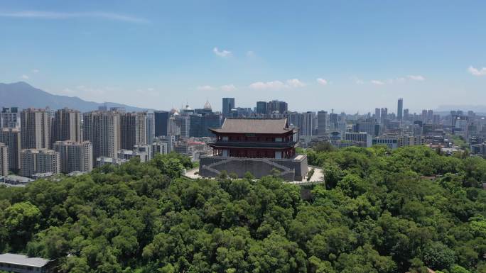 镇海楼屏山公园福建福州都市城市