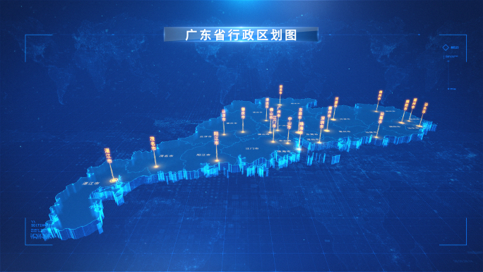 广东省区划地图