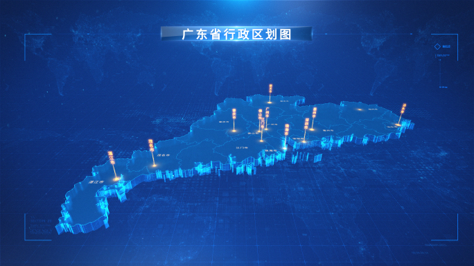 广东省区划地图