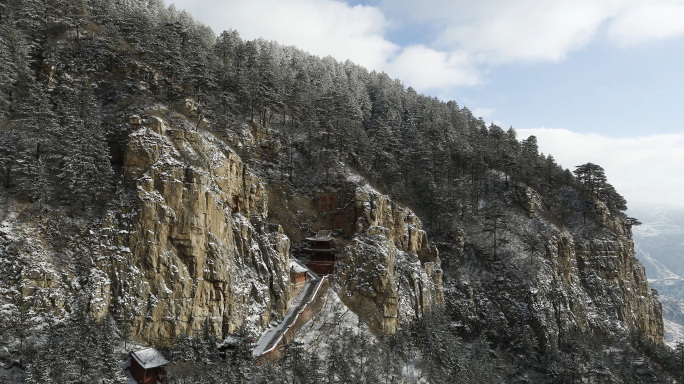 恒山、悬空寺延时4K