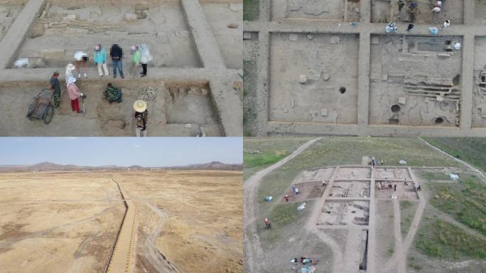 大型辽代契丹遗址考古挖掘现场