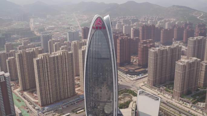 中国重汽及周边城市4K航拍素材