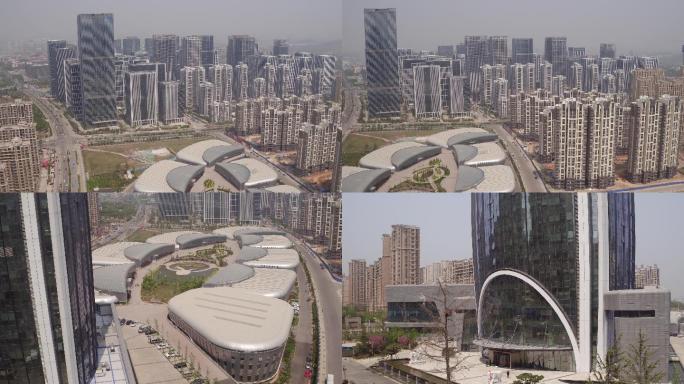 中国重汽及周边城市4K航拍素材