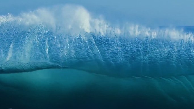 大气震撼的海浪