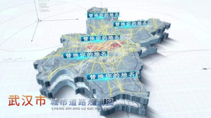 武汉市城市道路AE地图展示