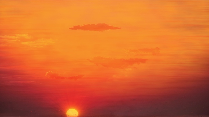 沙漠落日夕阳